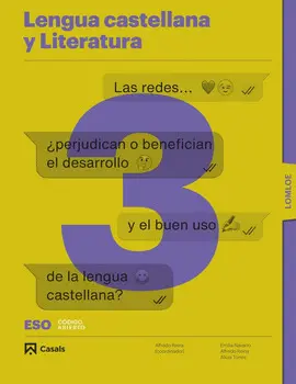 3 ESO LENGUA CASTELLANA Y LITERATURA 3 ESO LOMLOE 3 ESO LENGUA CASTELLANA Y LITERATURA 3 ESO LOMLOE