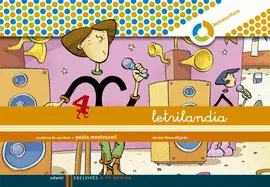 4 LETRILANDIA PAUTA LECTOESCRITURA CUADERNO 4 DE ESCRITURA (PAUTA MONTESSORI)
