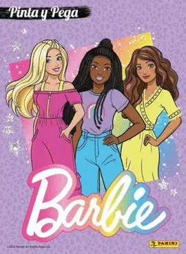 PINTA Y PEGA BARBIE PINTA Y PEGA BARBIE