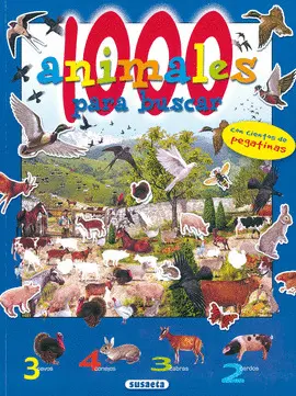 1000 ANIMALES PARA BUSCAR CON PEGATINAS N. 3