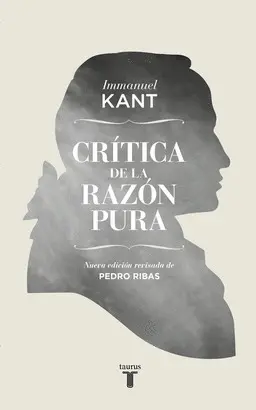 CRITICA DE LA RAZON PURA CRITICA DE LA RAZON PURA