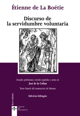 DISCURSO DE LA SERVIDUMBRE VOLUNTARIA. DISCOURS DE LA SERVITUDE V