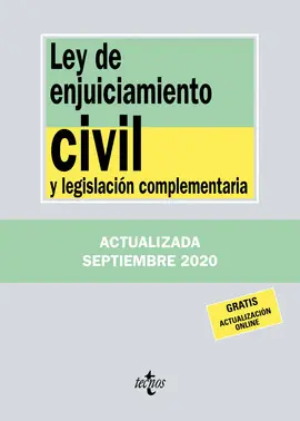 LEY DE ENJUICIAMIENTO CIVIL Y LEGISLACIÓN COMPLEMENTARIA LEY DE ENJUICIAMIENTO CIVIL Y LEGISLACIÓN COMPLEMENTARIA
