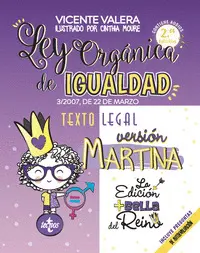 LEY ORGANICA DE IGUALDAD. VERSION MARTINA LEY ORGANICA DE IGUALDAD. VERSION MARTINA