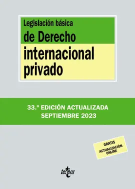 2023LEGISLACIÓN BÁSICA DE DERECHO INTERNACIONAL PRIVADO