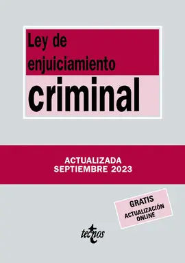 LEY DE ENJUICIAMIENTO CRIMINAL 2023 LEY DE ENJUICIAMIENTO CRIMINAL 2023