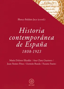HISTORIA CONTEMPORANEA DE ESPAÑA 1808-1923 - INVES/34