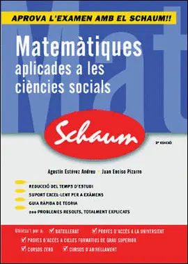 CUTR MATEMATICAS APLICADAS A LAS CCSS SCHAUM SELECTIVIDAD-CURSO CERO (CATALAN) CUTR MATEMATICAS APLICADAS A LAS CCSS SCHAUM SELECTIVIDAD-CURSO CERO (CATALAN)