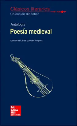 CLASICOS LITERARIOS. POESIA MEDIEVAL CLASICOS LITERARIOS. POESIA MEDIEVAL