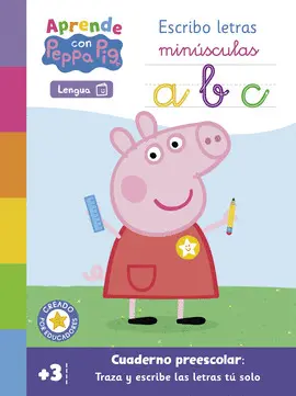 APRENDE CON PEPPA(ESCRIBO LETRAS MINUSCULAS)