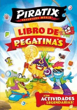 Piratix. Libro de Pegatinas con Actividades