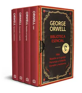 BIBLIOTECA ESENCIAL GEORGE ORWELL (1984  REBELIÓN EN LA GRANJA  HOMENAJE A CATALUÑA  OPRESIÓN Y RESISTENCIA)