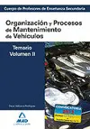 2012 TEMARIO II ORGANIZACION Y PROCESOS MANTENIMIENTO VEHICULOS