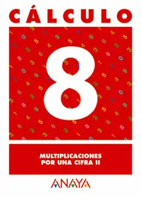 CÁLCULO  8. MULTIPLICACIONES POR UNA CIFRA II.