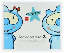 3 LECTOESCRITURA VOLTERETAS PAUTA 4 AÑOS ED INFANTIL,