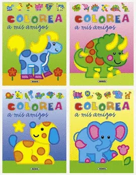 COLOREA A MIS AMIGOS 4 TIT.