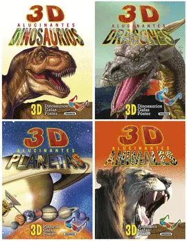 3D ALUCINANTES (4 TÍTULOS)