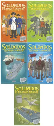 ACTIVIDADES CON PEGATINAS DE SOLDADOS (5 TÍTULOS)