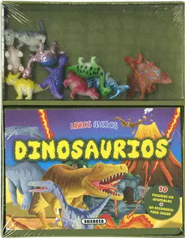 DINOSAURIOS. LIBRO+10 FIGURAS+ESCENARIO