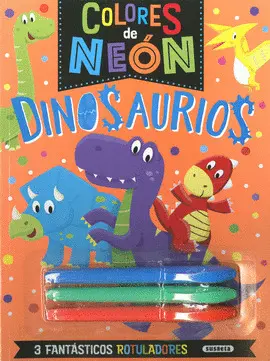 DINOSAURIOS. COLORES DE NEON