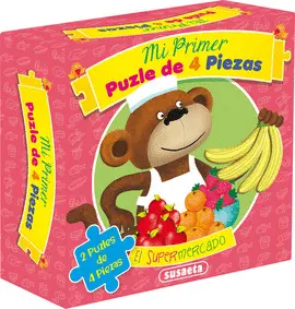 EL SUPERMERCADO. MI PRIMER PUZLE DE 4 PIEZAS