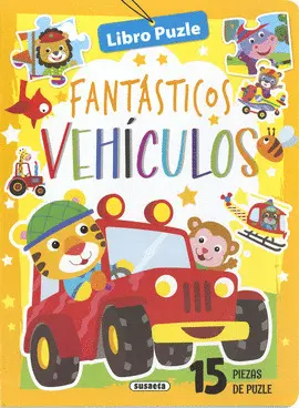 FANTÁSTICOS VEHÍCULOS. LIBRO PUZLE FANTÁSTICOS VEHÍCULOS. LIBRO PUZLE