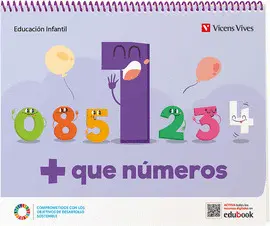 3 AÑOS + QUE NUMEROS CUADERNO 1