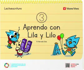 3 LECTOESCRITURA. APRENDO CON LILA Y LILO