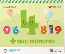 4 AÑOS + QUE NUMEROS CUADERNO 4