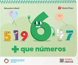 4 AÑOS + QUE NUMEROS CUADERNO 6
