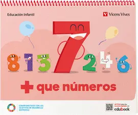 5 AÑOS + QUE NUMEROS CUADERNO 7
