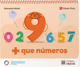 5 AÑOS + QUE NUMEROS CUADERNO 9