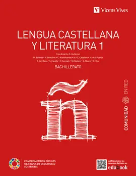 V1 BA LENGUA CASTELLANA 1ºBACHILLERATO COMUNIDAD EN RED 2022