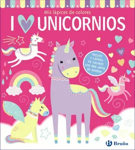 MIS LÁPICES DE COLORES, I LOVE UNICORNIOS MIS LÁPICES DE COLORES, I LOVE UNICORNIOS