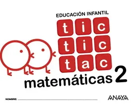 4 AÑOS TIC TIC TAC MATEMÁTICAS 2.