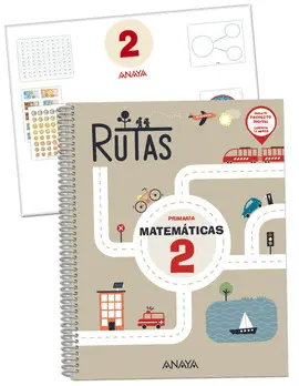V2 MATEMÁTICAS 2. RUTAS. EP(INCLUYE MATERIAL MANIPULATIVO)