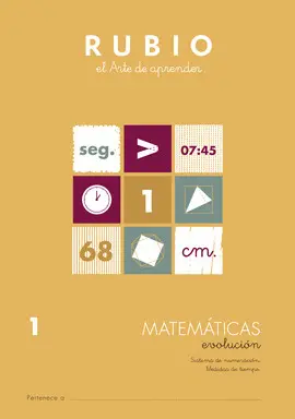 RUBIO EVOLUCION Nº1 - MATEMATICAS