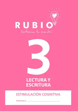 LECTURA Y ESCRITURA 3 - ESTIMULACIÓN COGNITIVA
