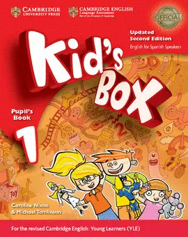 V1 KID'S BOX LEVEL 1 PUPIL'S BOOK WITH MY HOME BOOKLET UPDATED ENGLISH FOR SPANISH