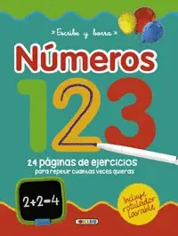 ESCRIBE Y BORRA NÚMEROS 123
