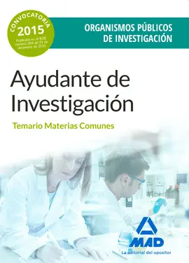 Ayudantes de Investigación de los Organismos Públicos de Investigación