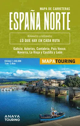 MAPA DE CARRETERAS DE ESPAÑA NORTE 1:340.000 - (DESPLEGABLE) MAPA DE CARRETERAS DE ESPAÑA NORTE 1:340.000 - (DESPLEGABLE)