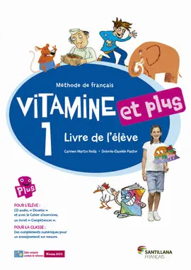 5 VITAMINE ET PLUS 1 LIVRE ELEVE+CD+ CD DICT ED14
