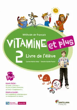6 VITAMINE ET PLUS LIVRE 2 ELEVE+CD+CD DICT