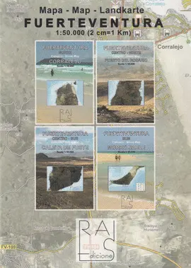 CAJA MAPAS DE FUERTEVENTURA 1:50000 CAJA MAPAS DE FUERTEVENTURA 1:50000