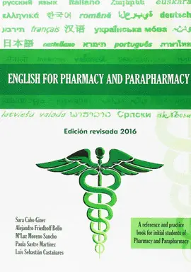 ENGLISH FOR PHARMACY AND PARAPHARMACY ENGLISH FOR PHARMACY AND PARAPHARMACY