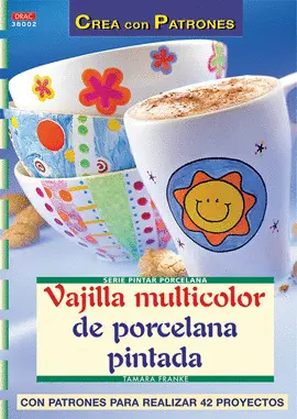 VAJILLA MULTICOLOR DE PORCELANA PINTADA - CREA CON PATRONES