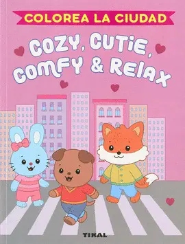 Cozie, Cutie, Comfy & Relax. Colorea la Ciudad