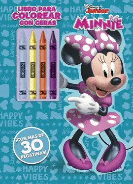 MINNIE. LIBRO PARA COLOREAR CON CERAS MINNIE. LIBRO PARA COLOREAR CON CERAS