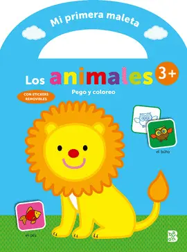 MI  PRIMERA MALETA. LOS ANIMALES. PEGO Y COLOREO